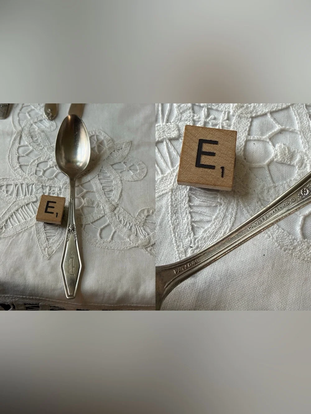 Art Deco Silver plated flatware replacement  spoon